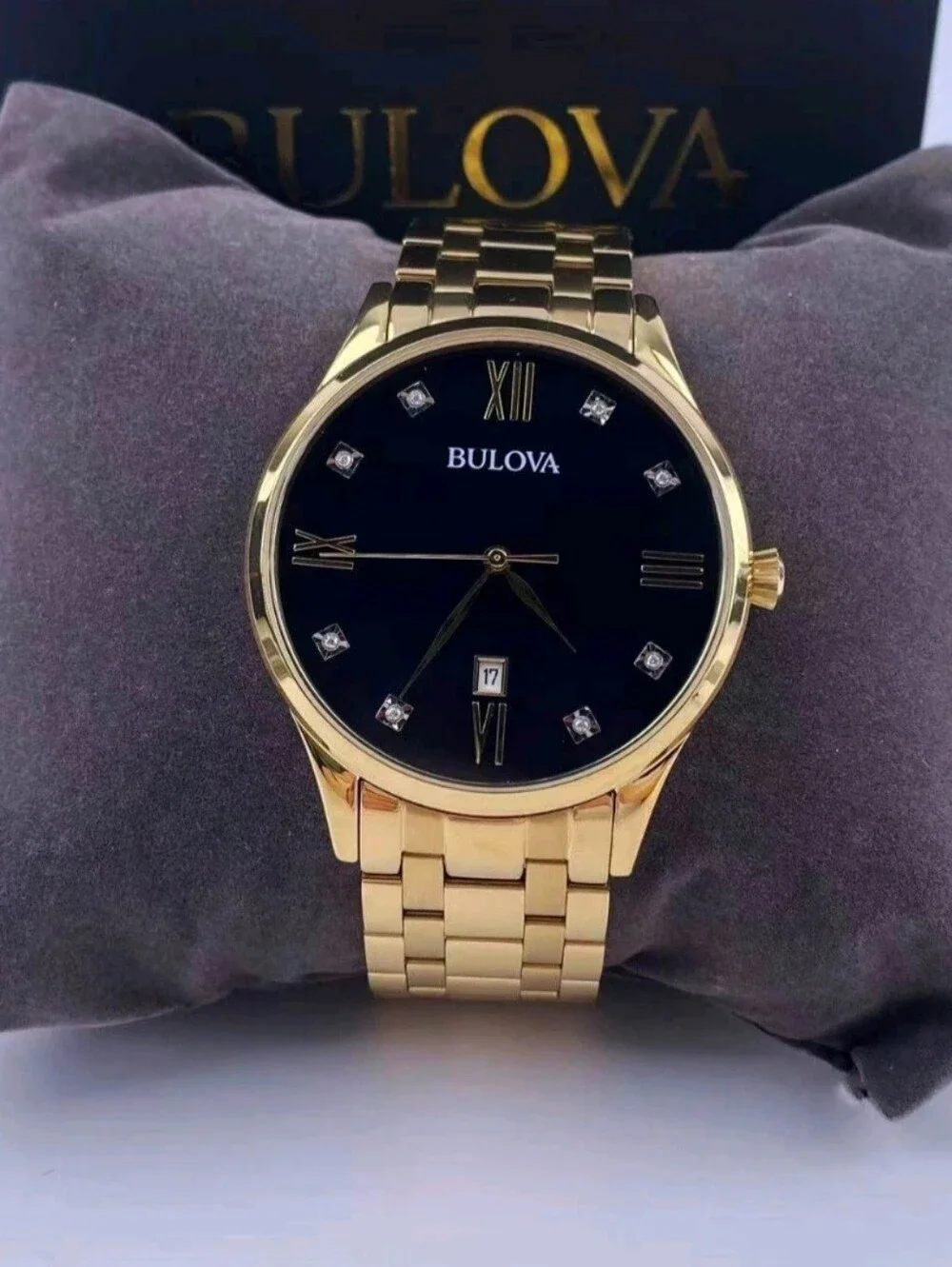 Bulova Men's Surveyor Classic Diamond Accent (Model: 97D108)